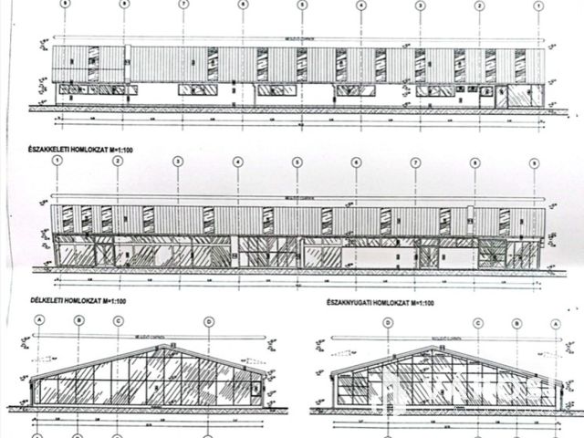 Nagy méretű szerelőcsarnok, 1800 m2 telekterülettel eladó
